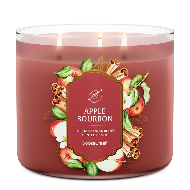 Apple Bourbon 3-Wick Candle [B5MT]