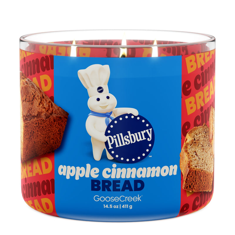 Apple Cinnamon Bread 3-Wick Pillsbury Candle [GX87]